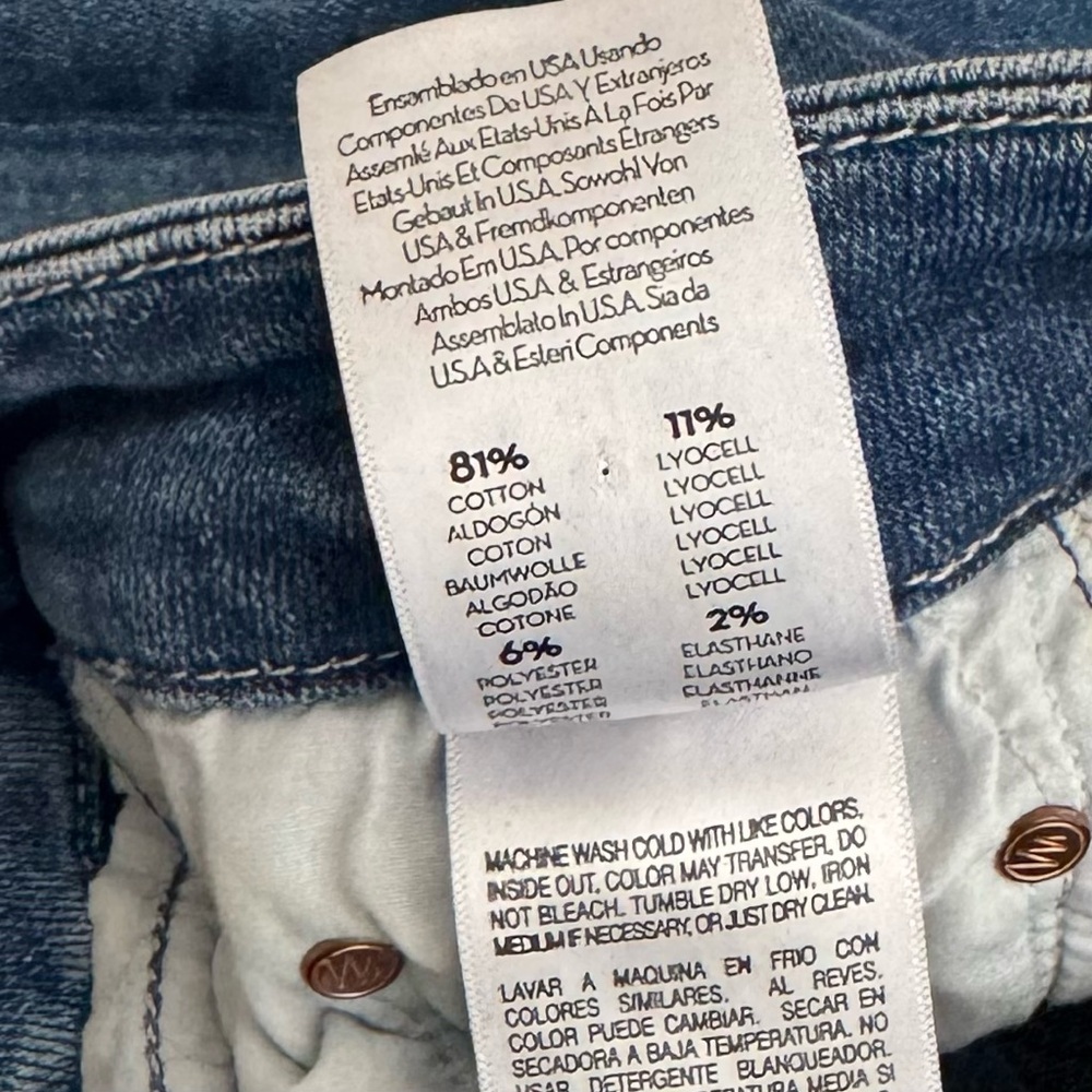 MOTHER The Looker Ankle Fray Jeans In Satisfaction Guaranteed Size 24 - Picture 8 of 8